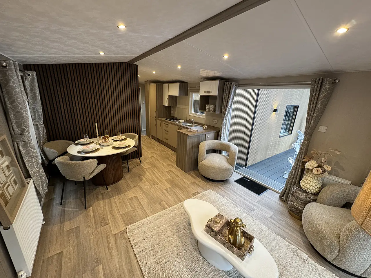 Nordik Chalet Stacaravan Mantelzorging