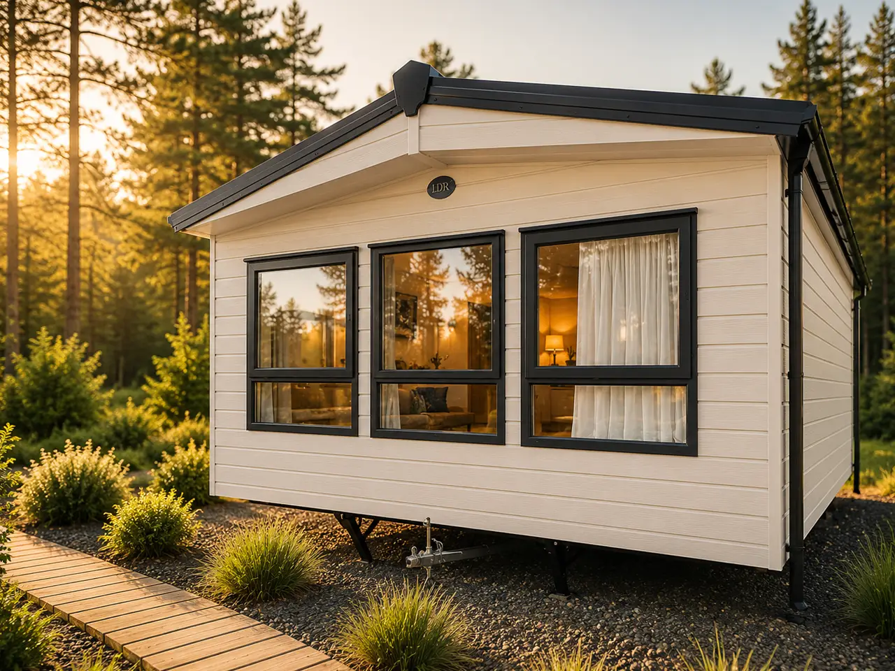 Nordstar chalet, stacaravan en recreatiewoning van Modular Living Nordstar chalet, stacaravan en recreatiewoning van Modular Living