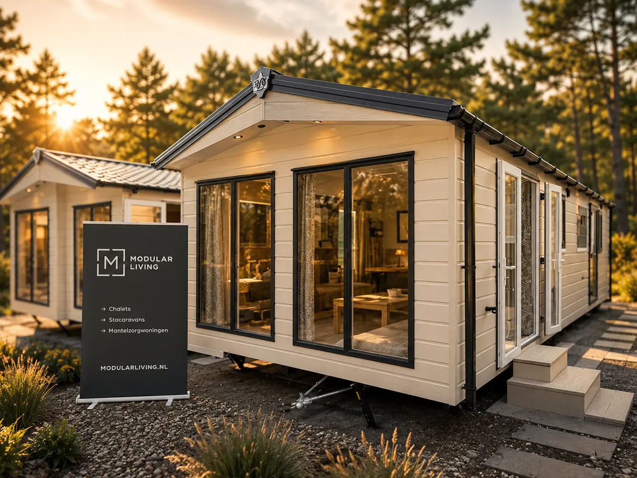 Nordtica chalet, stacaravan en recreatiewoning van Modular Living Nordtica chalet, stacaravan en recreatiewoning van Modular Living