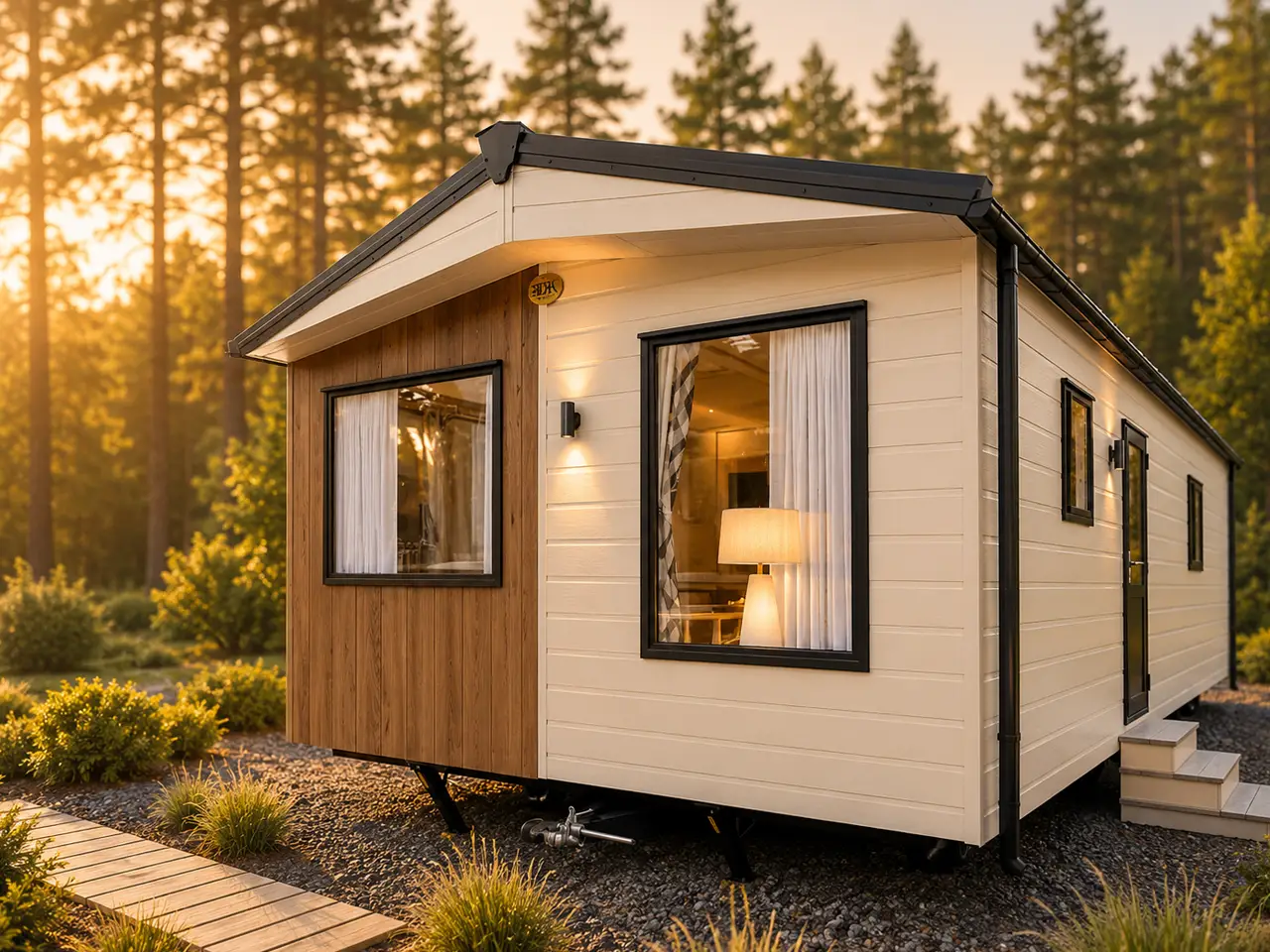 Nordwind chalet, stacaravan en recreatiewoning van Modular Living Nordwind chalet, stacaravan en recreatiewoning van Modular Living